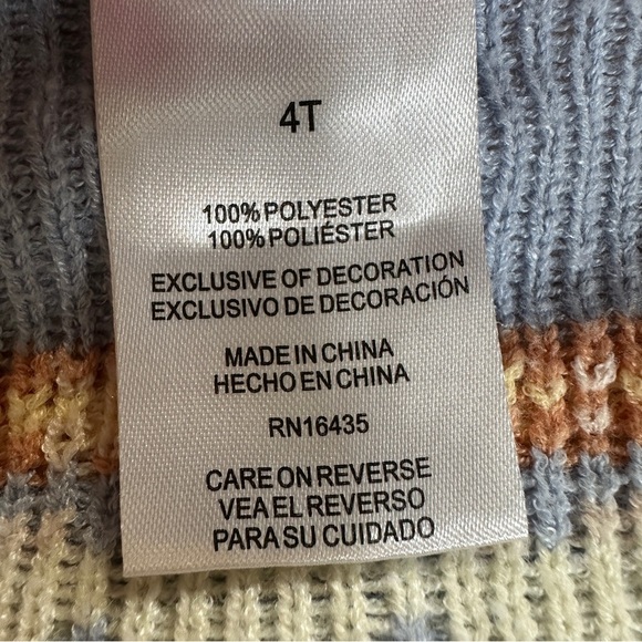 Disney Junior Minnie Mouse Holiday Winter Sweater Sz 4T - Picture 7 of 7